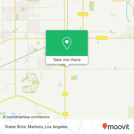 Stater Bros. Markets map