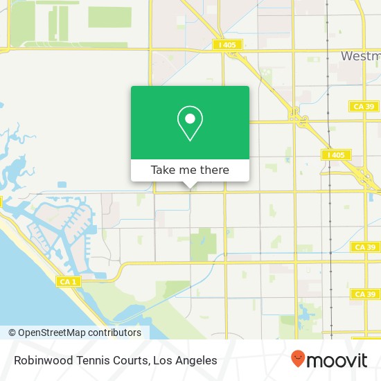 Robinwood Tennis Courts map