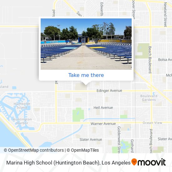 Mapa de Marina High School (Huntington Beach)