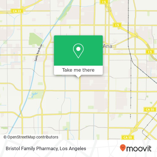 Mapa de Bristol Family Pharmacy