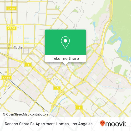 Mapa de Rancho Santa Fe Apartment Homes