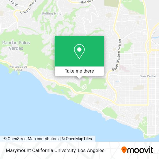 Marymount California University map