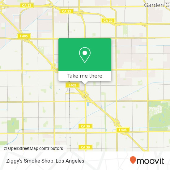 Ziggy's Smoke Shop map