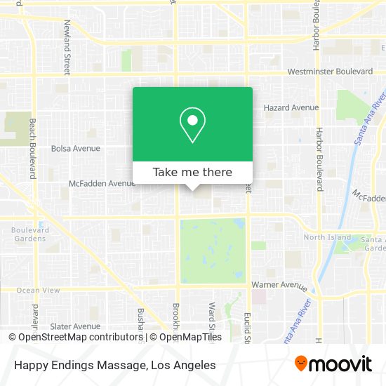 Happy Endings Massage map