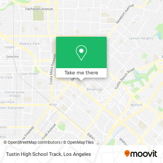 Mapa de Tustin High School Track