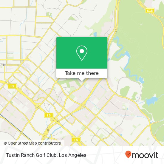 Tustin Ranch Golf Club map