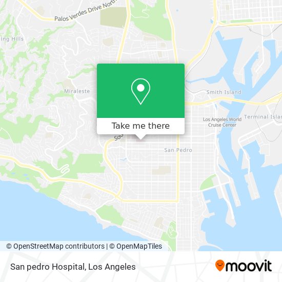 San pedro Hospital map