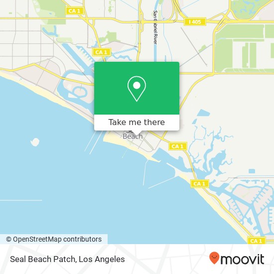 Mapa de Seal Beach Patch