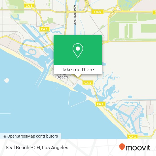 Mapa de Seal Beach PCH