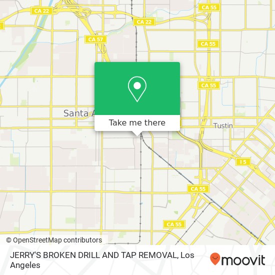 JERRY'S BROKEN DRILL AND TAP REMOVAL map