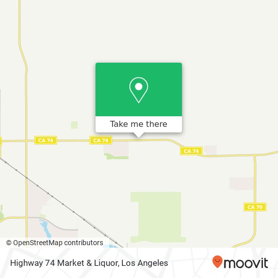 Highway 74 Market & Liquor map