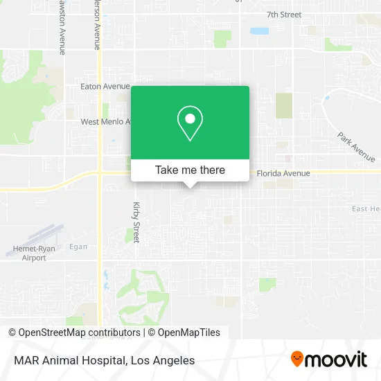 MAR Animal Hospital map