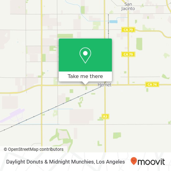 Daylight Donuts & Midnight Munchies map