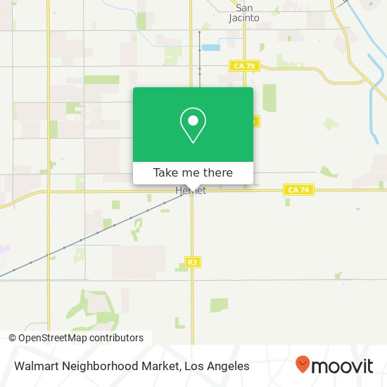 Walmart Neighborhood Market map