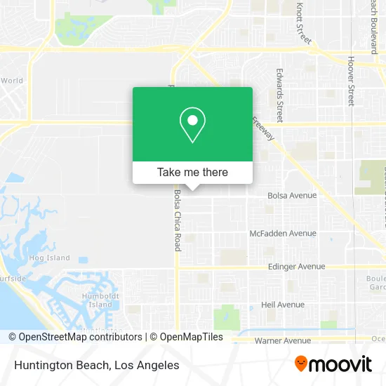 Huntington Beach map