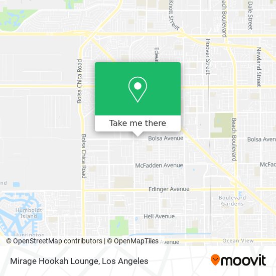 Mapa de Mirage Hookah Lounge