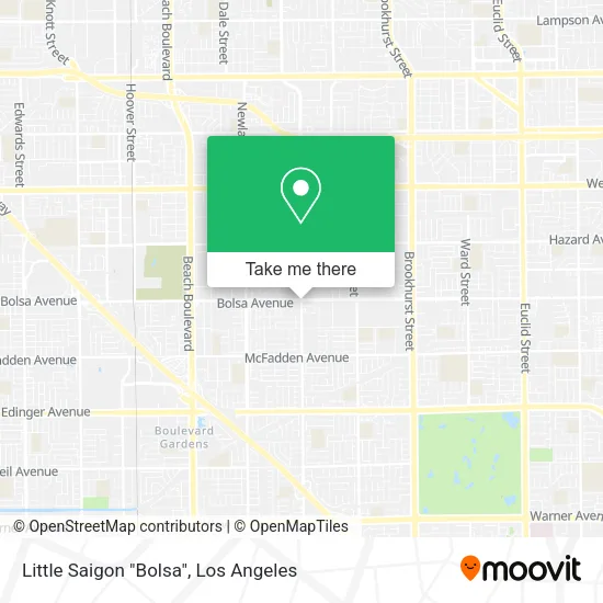 Little Saigon "Bolsa" map