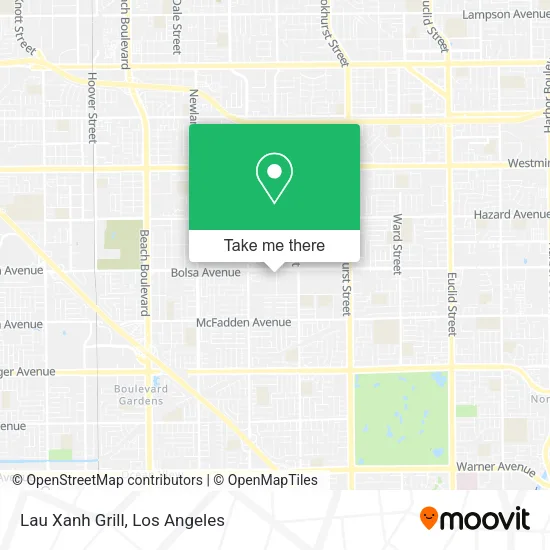 Lau Xanh Grill map