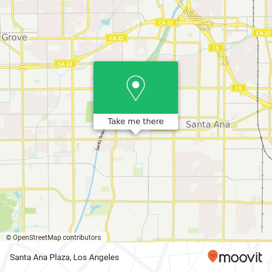 Santa Ana Plaza map