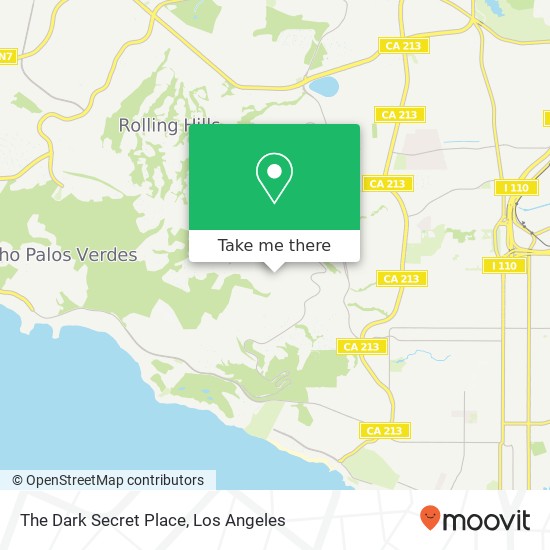 The Dark Secret Place map