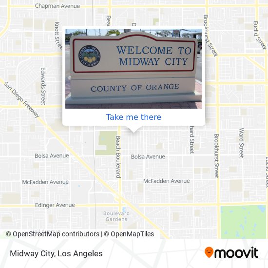 Midway City map