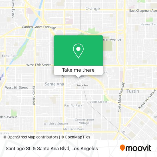 Mapa de Santiago St. & Santa Ana Blvd