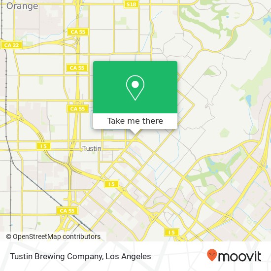 Mapa de Tustin Brewing Company