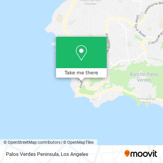 Mapa de Palos Verdes Peninsula