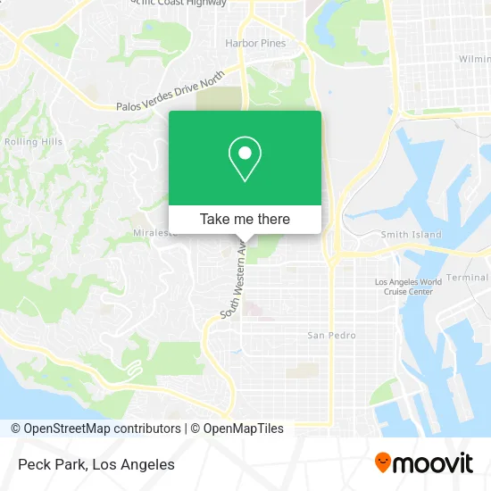 Mapa de Peck Park