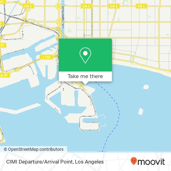 CIMI Departure/Arrival Point map