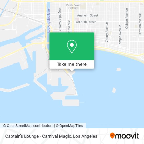 Mapa de Captain's Lounge - Carnival Magic