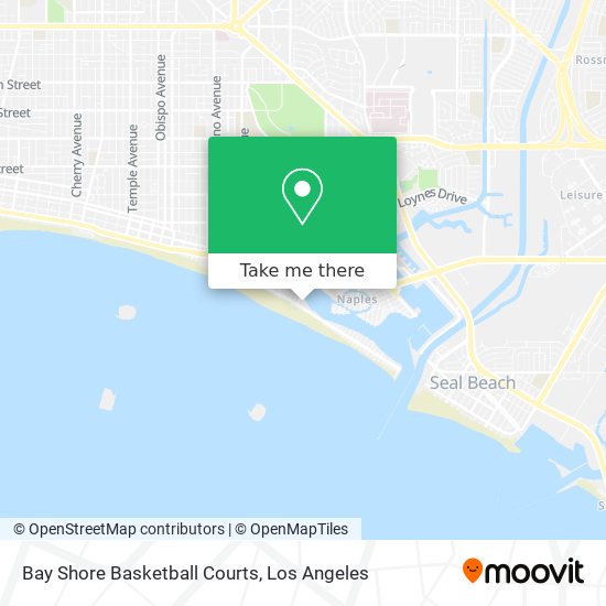 Bay Shore Basketball Courts map