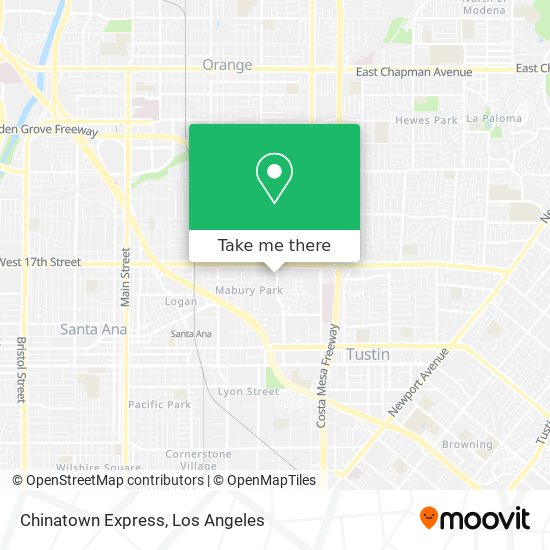 Mapa de Chinatown Express