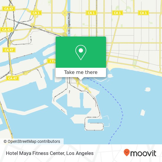 Hotel Maya Fitness Center map