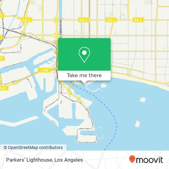 Parkers' Lighthouse map