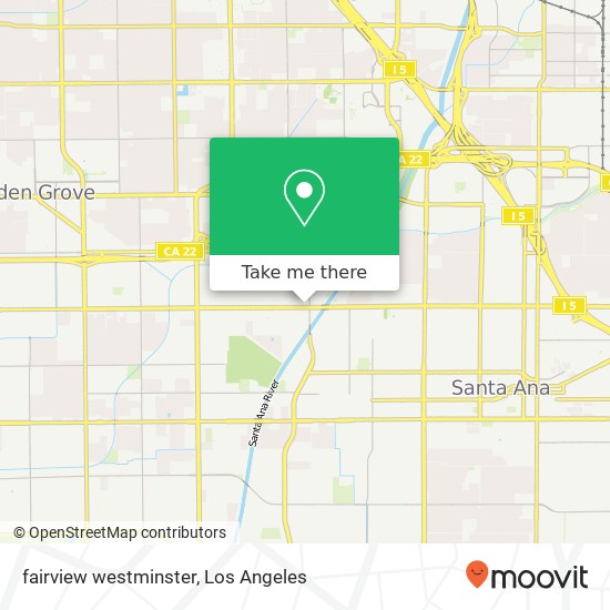 Mapa de fairview westminster