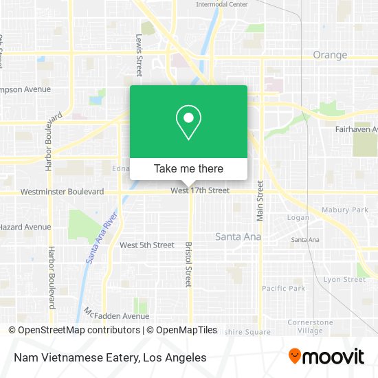 Nam Vietnamese Eatery map