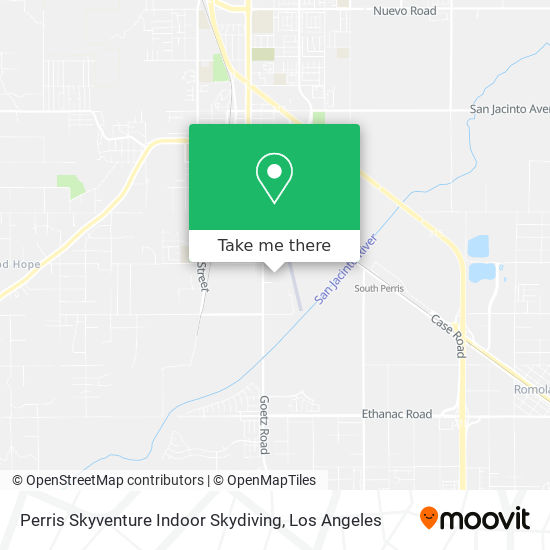 Perris Skyventure Indoor Skydiving map