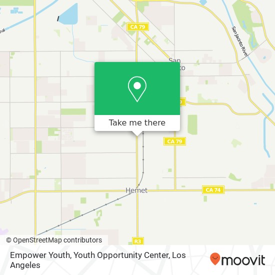 Empower Youth, Youth Opportunity Center map