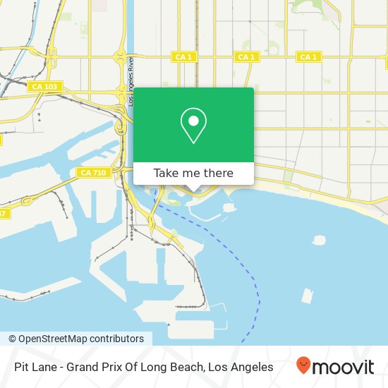 Mapa de Pit Lane - Grand Prix Of Long Beach