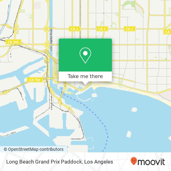 Mapa de Long Beach Grand Prix Paddock