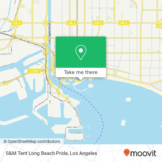 S&M Tent Long Beach Pride map