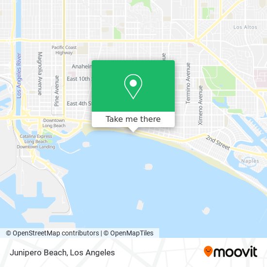 Junipero Beach map