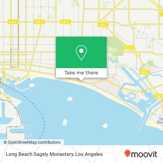 Long Beach Sagely Monastery map