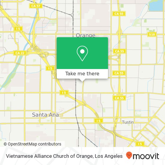 Mapa de Vietnamese Alliance Church of Orange