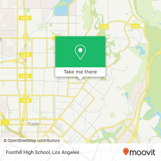 Foothill High School map