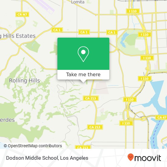 Dodson Middle School map