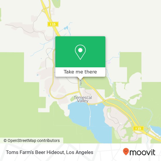 Mapa de Toms Farm's Beer Hideout