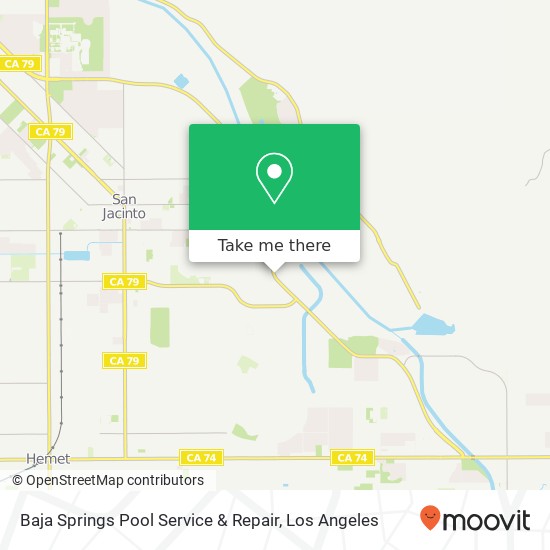 Baja Springs Pool Service & Repair map
