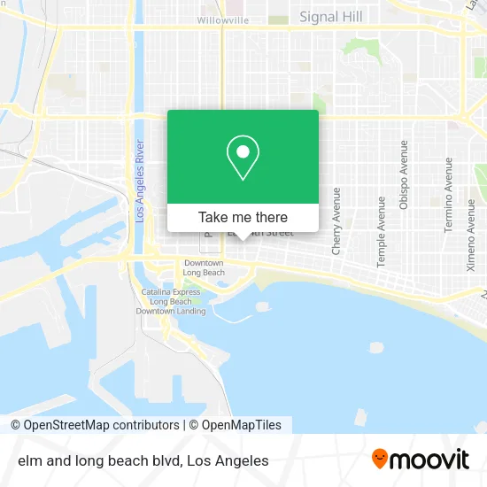 Mapa de elm and long beach blvd